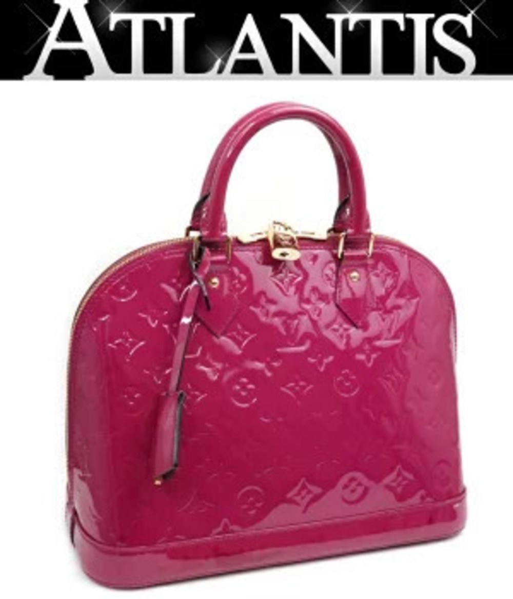 Louis Vuitton Alma Handbag Vernis Rose Pink Indien